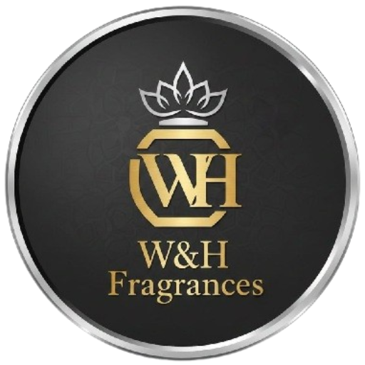 WH Fragrances luxury perfume brand logo with elegant modern typography